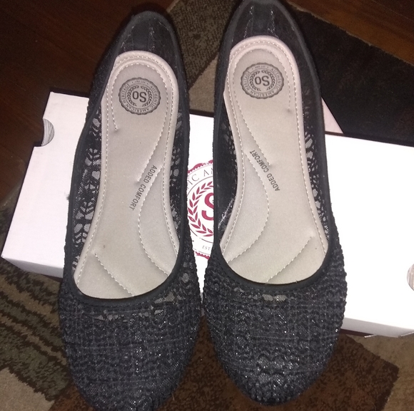 SO Shoes - Size 10 Black Flat So brand SO Shoes - Size 10 Black Flat So brand